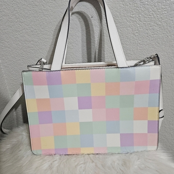 🔹️Karl Lagerfeld🔹️ Blush colorblock Combo Satchel ✨️🤍 - Picture 4 of 5